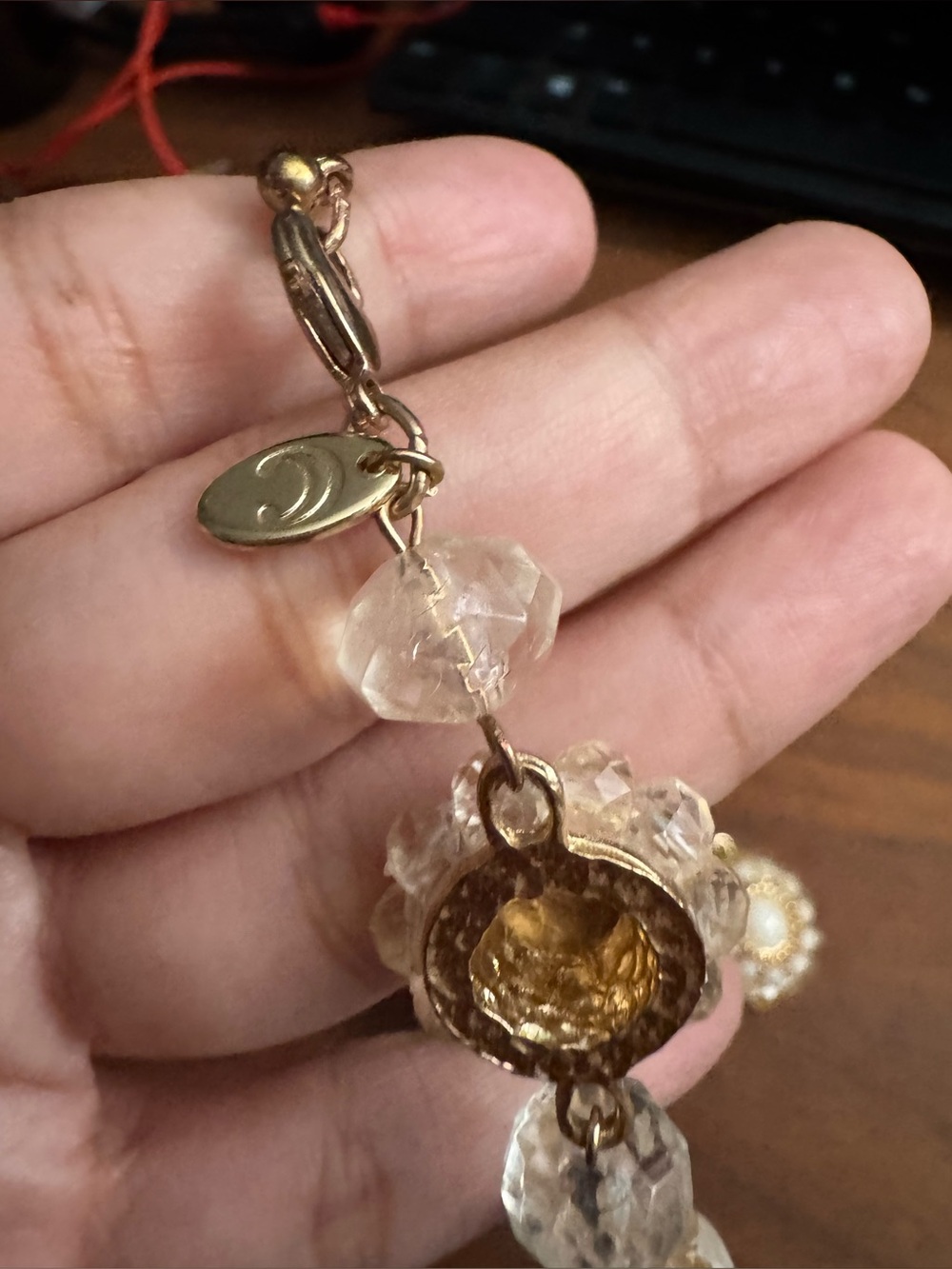 Charming Charlie Gold Toned Statement Necklace - Picture 7 of 7